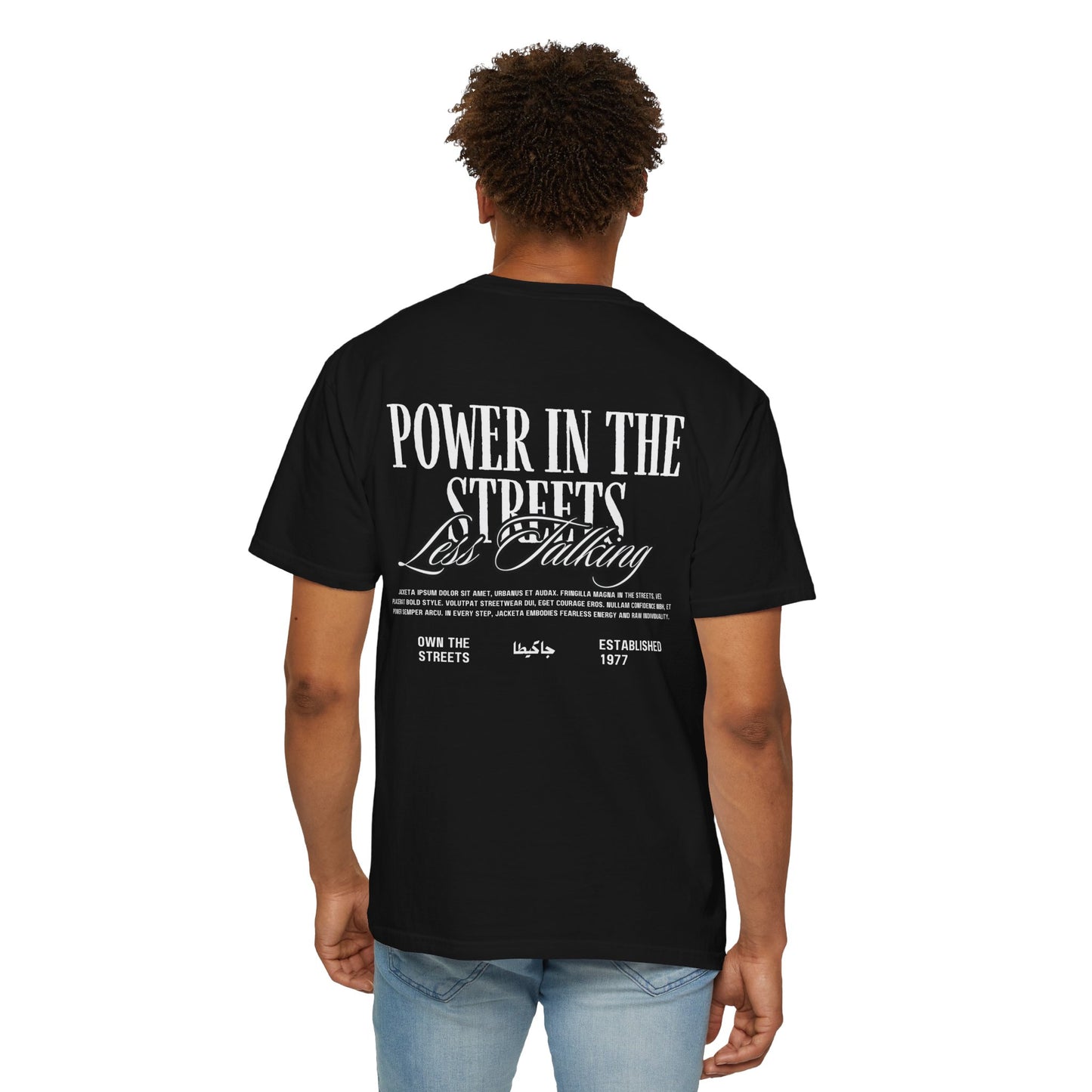JACKETA Streetwear Graphic T-Shirt – POWER IN THE STREETS Edition